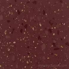 Roppe ReNew palette Cinnabar (137) stair tread color swatch