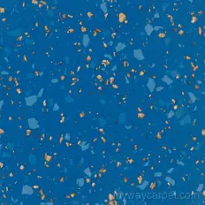 Roppe ReNew palette Blue Jay (664) stair tread color swatch