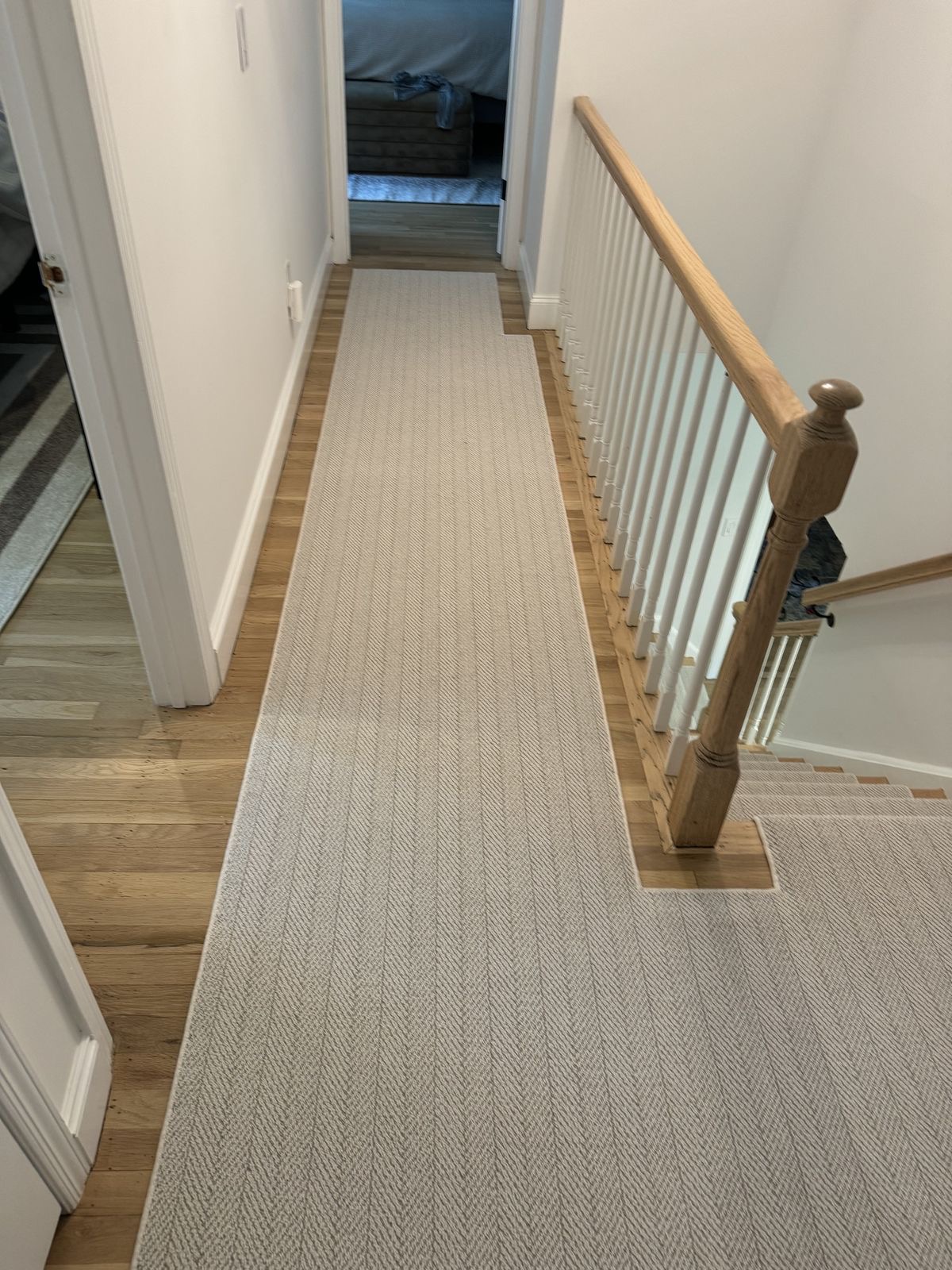Long Valley, NJ &mdash; Dream Weaver Amalfi 2792 herringbone hallway runner